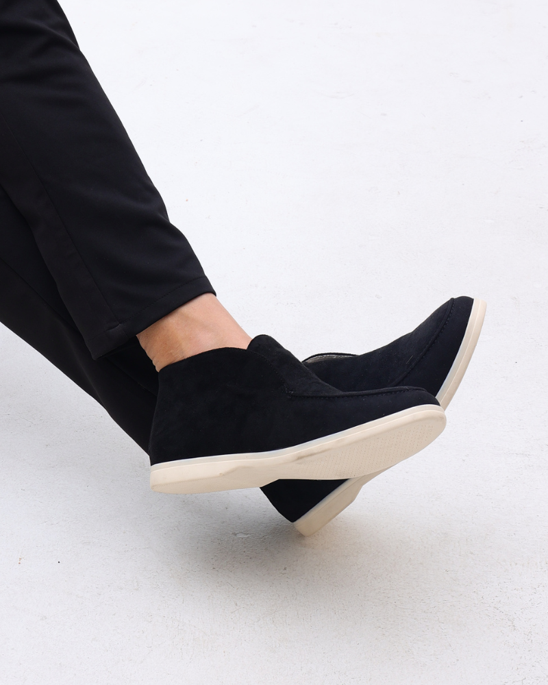 Mocassins montants en daim – vue 4