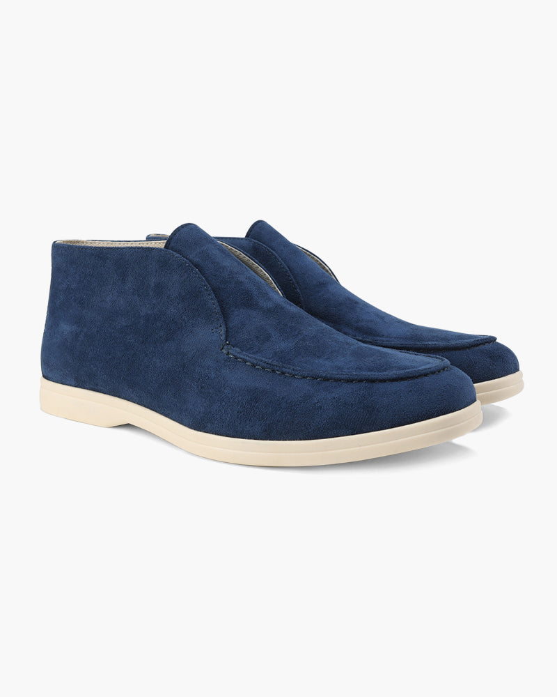 Mocassins montants en daim – vue 2