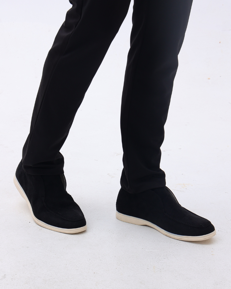 Mocassins montants en daim – vue 5
