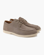Chaussures à lacets premium en daim – vue 2