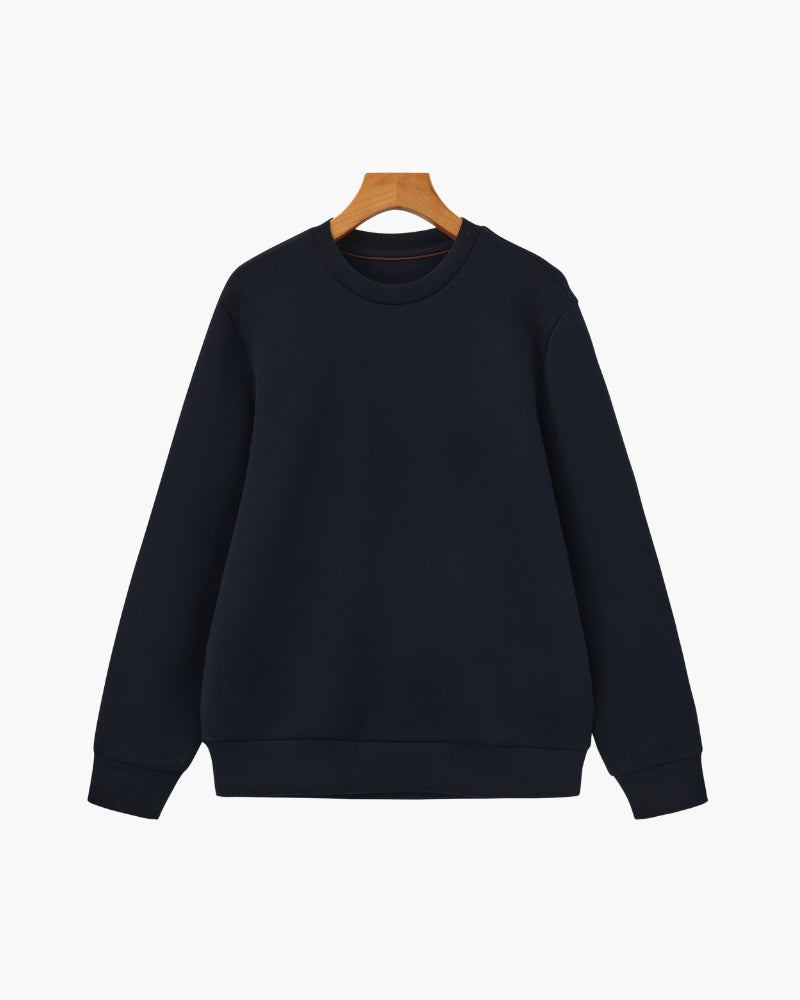 Sweat classique col rond en mélange de modal – vue 3