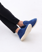 Mocassins montants en daim – vue 1
