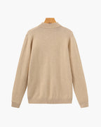 Pull essentiel côtelé à col montant – vue 13