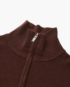 Pull raffiné en maille à demi-zip – vue 13