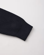 Pull col rond en maille côtelée – vue 6