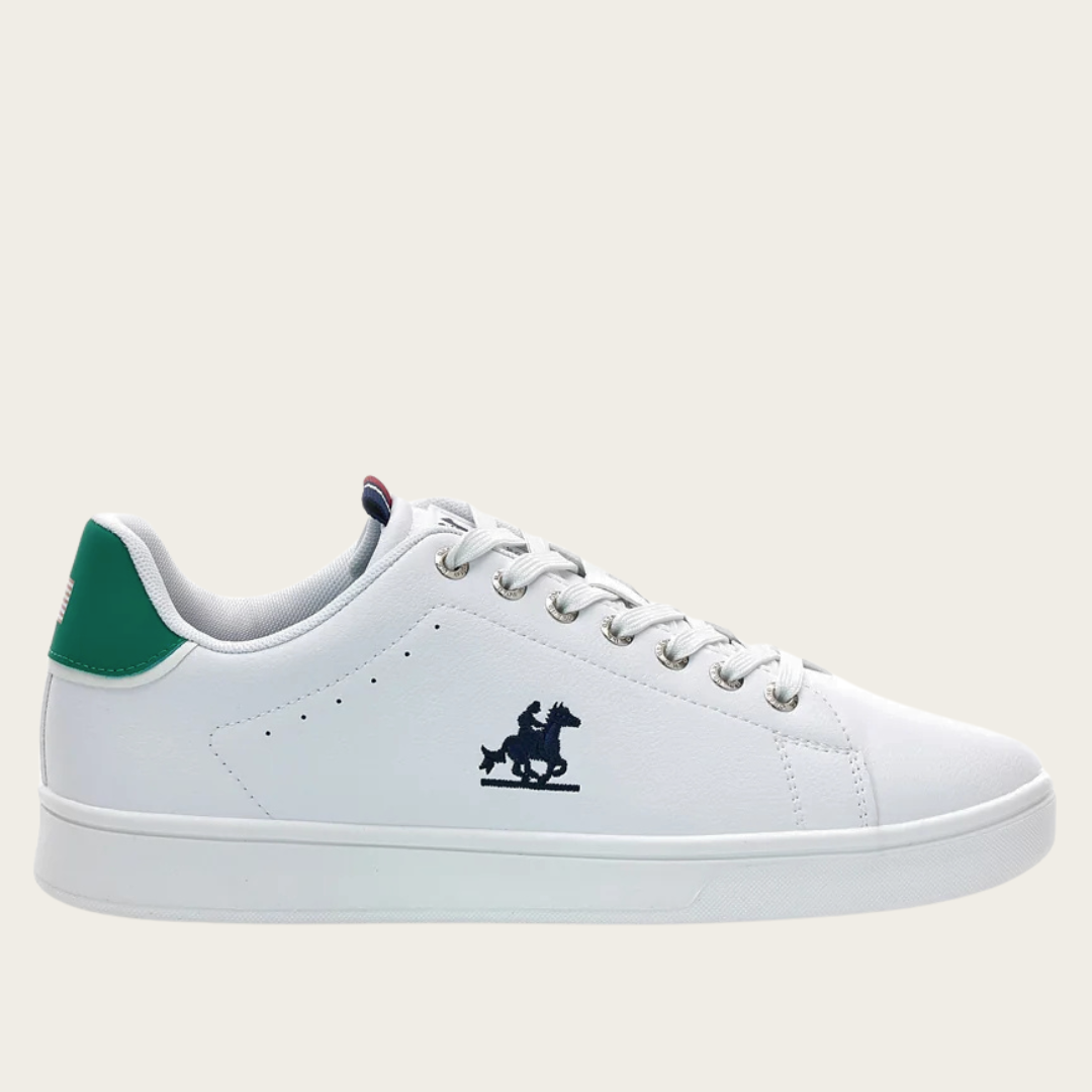 U.S. Grand Polo Classic Baskets — Blanc/Vert