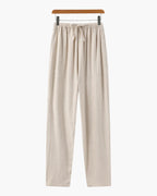 Pantalon Marrakech en lin coupe ajustée – vue 1