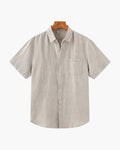 Chemise Cape Town en lin à manches courtes – vue 2