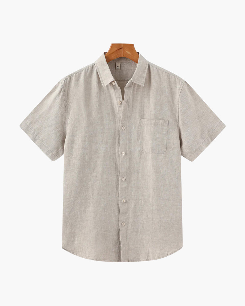 Chemise Cape Town en lin à manches courtes – vue 2