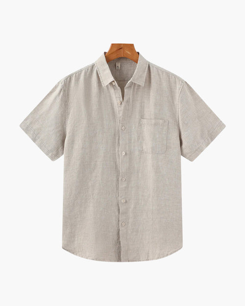 Chemise Cape Town en lin à manches courtes – vue 2