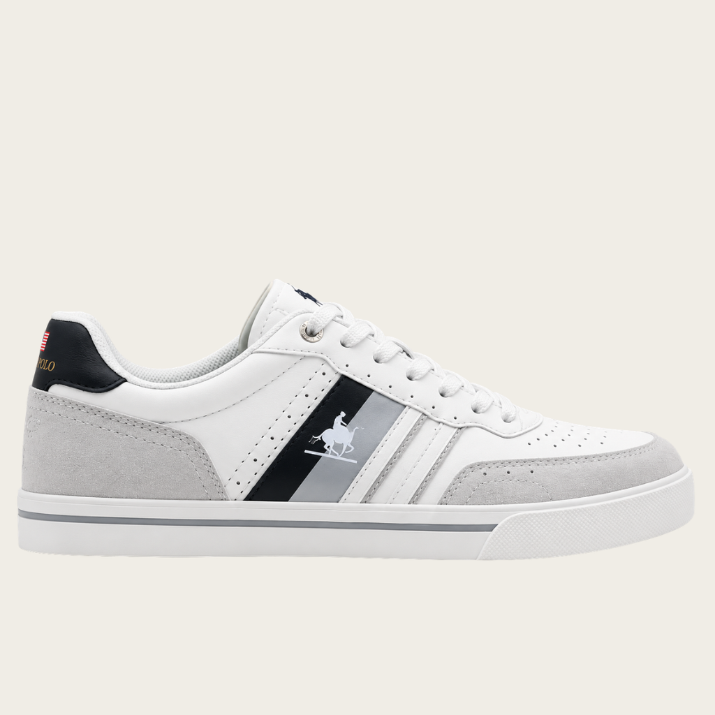 U.S. Grand Polo Stripe Baskets — Blanc