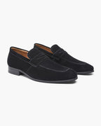 Mocassins penny en daim – vue 2