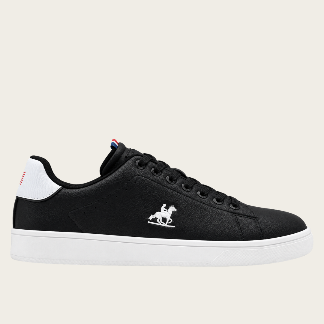 U.S. Grand Polo Classic Baskets — Noir/Blanc