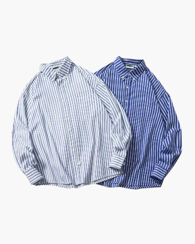 Chemise rayée oversize – vue 1