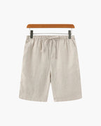 Short Casablanca premium en lin – vue 3