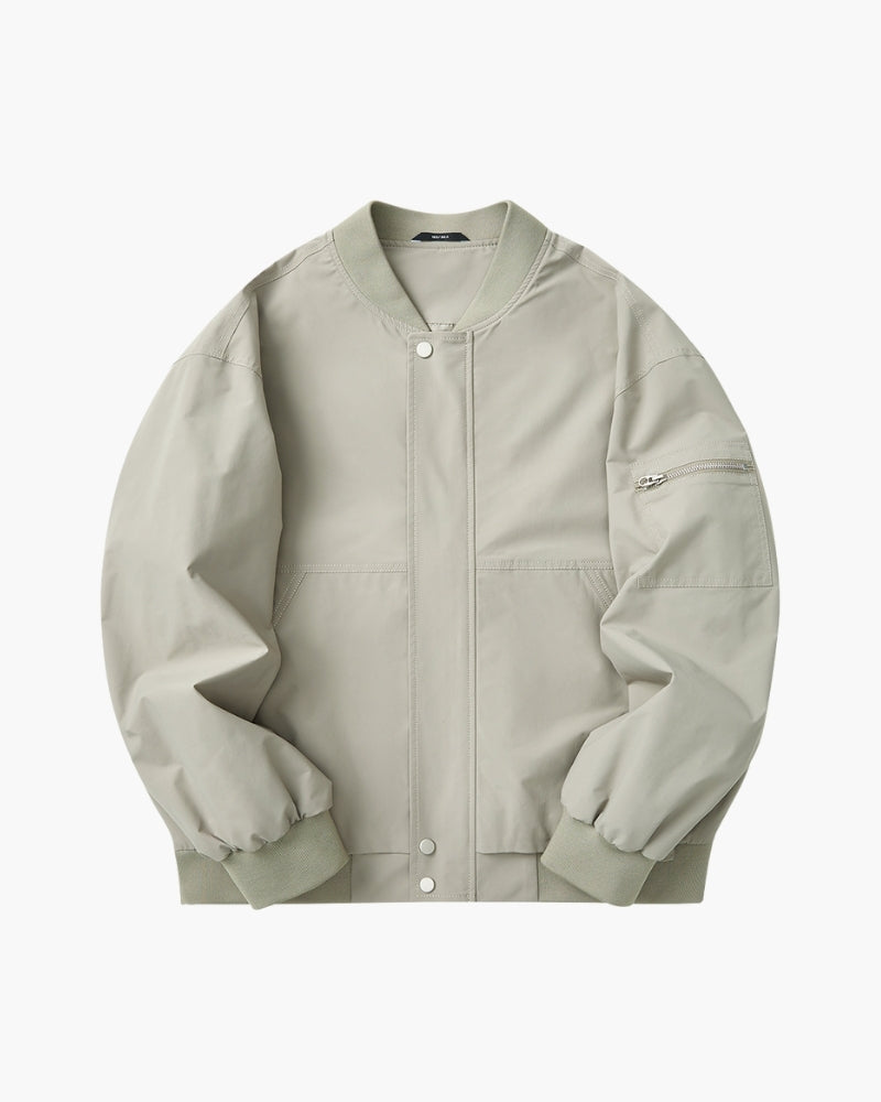 Blouson bomber minimaliste – vue 1