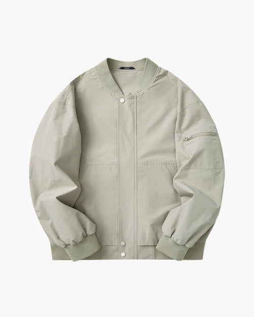 Blouson bomber minimaliste – vue 1