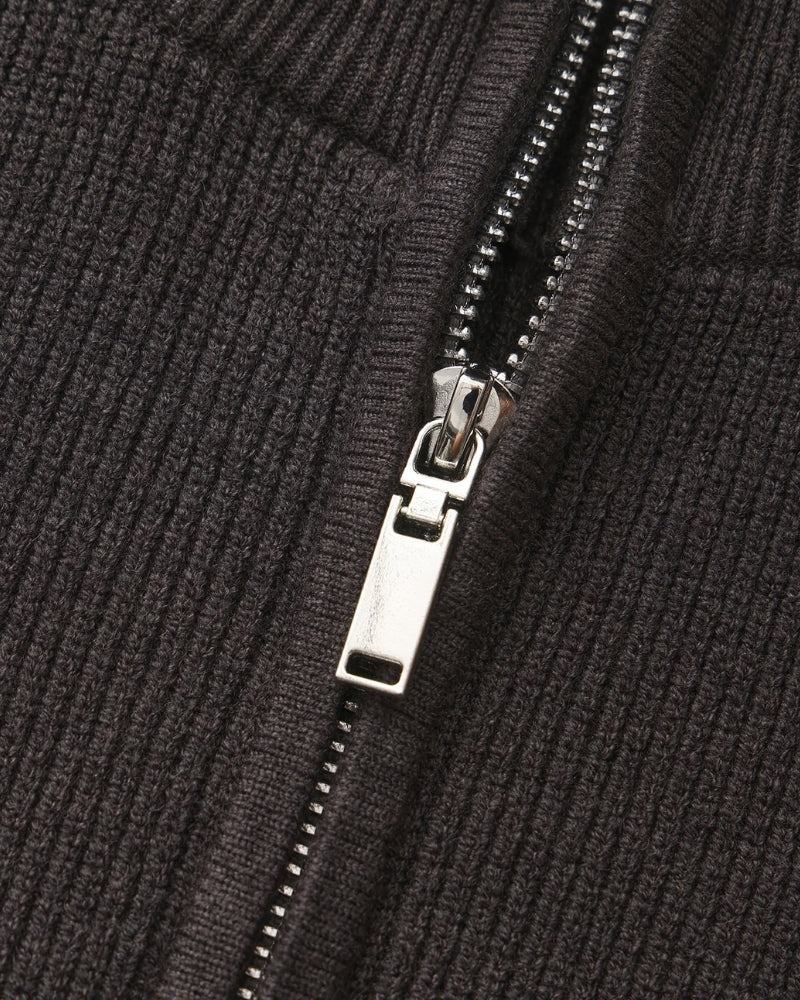 Pull raffiné en maille à demi-zip – vue 21