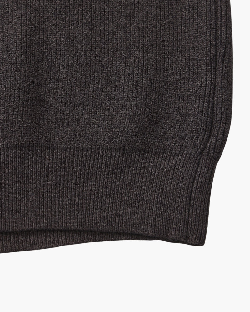 Pull raffiné en maille à demi-zip – vue 22