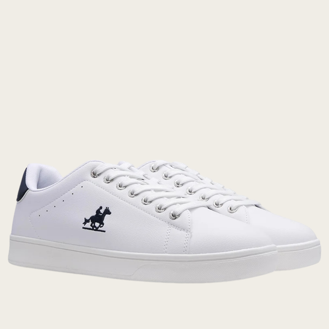U.S. Grand Polo Classic Baskets — Blanc/Bleu