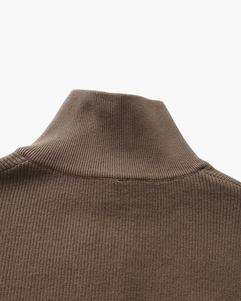 Pull raffiné en maille à demi-zip – vue 29