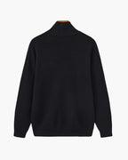 Pull raffiné en maille à demi-zip – vue 2