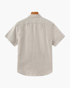 Chemise Cape Town en lin à manches courtes – vue 4
