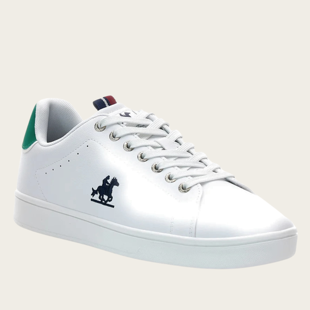 U.S. Grand Polo Classic Baskets — Blanc/Vert