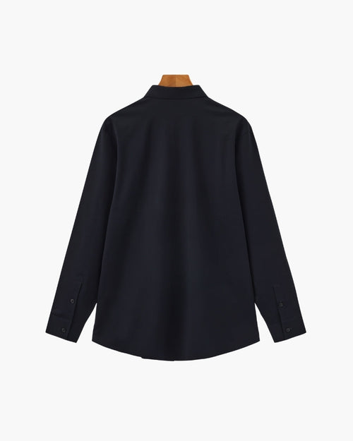 Chemise ajustée en coton extensible – vue 2