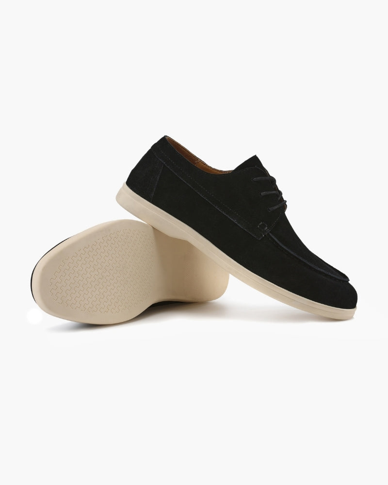 Chaussures à lacets premium en daim – vue 12