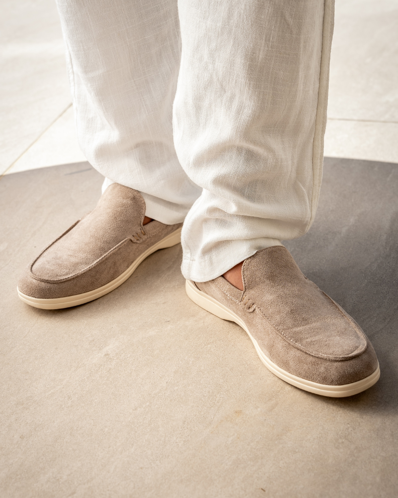 Mocassins en daim – vue 1
