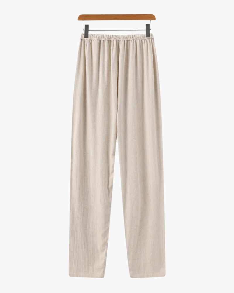 Pantalon Marrakech en lin coupe ajustée – vue 3