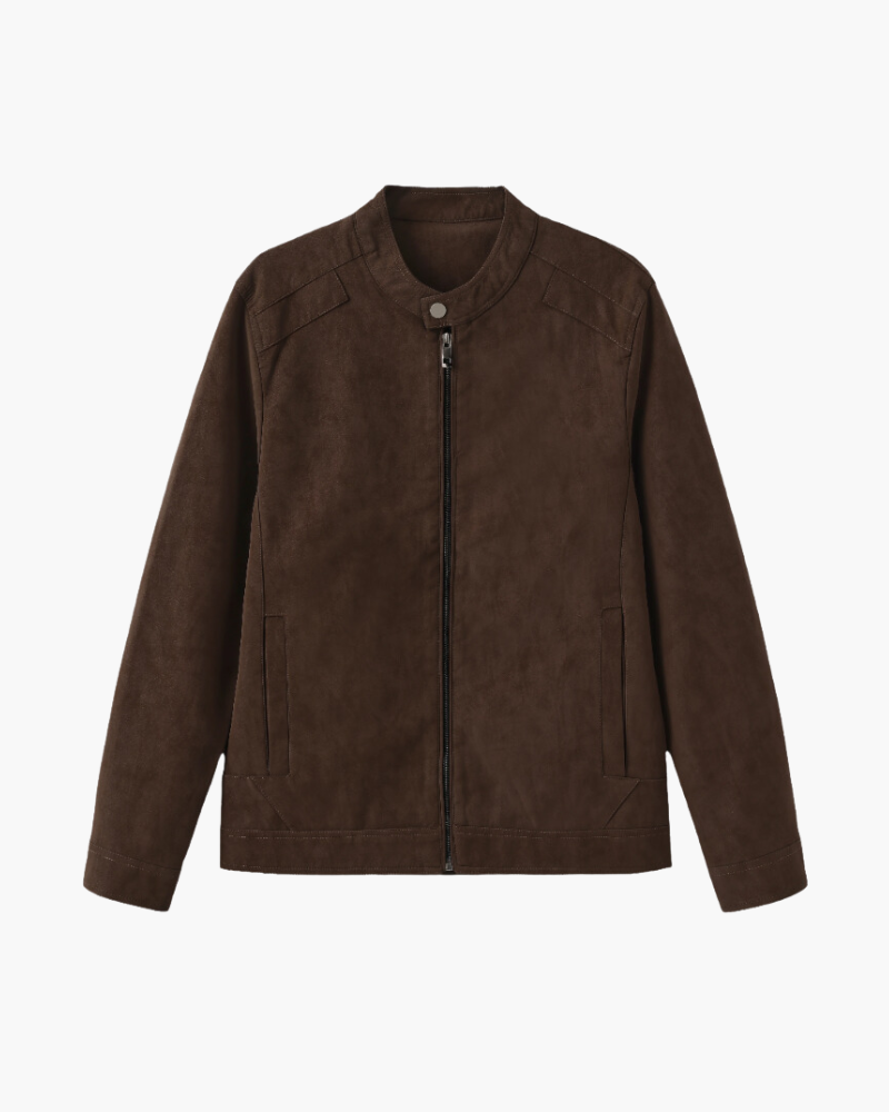 Veste Estate en cuir suédé – vue 4