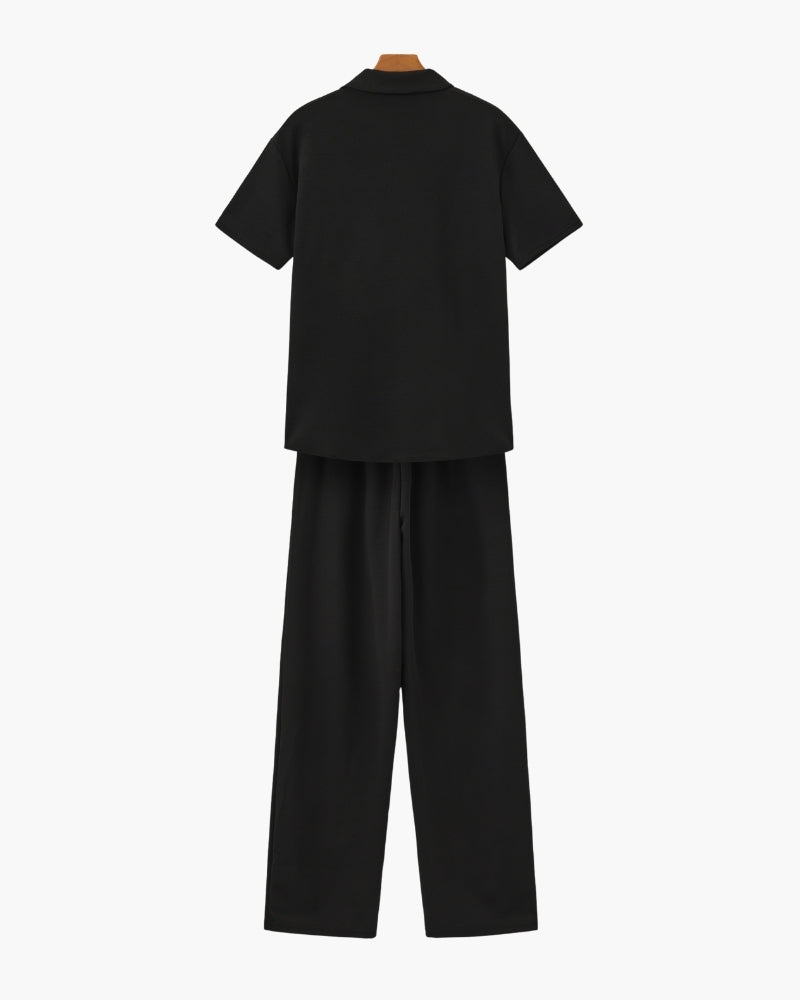 Ensemble polo et pantalon – vue 2