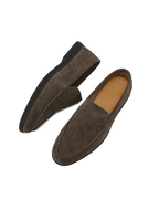 Mocassins premium en daim à semelle noire – vue 5
