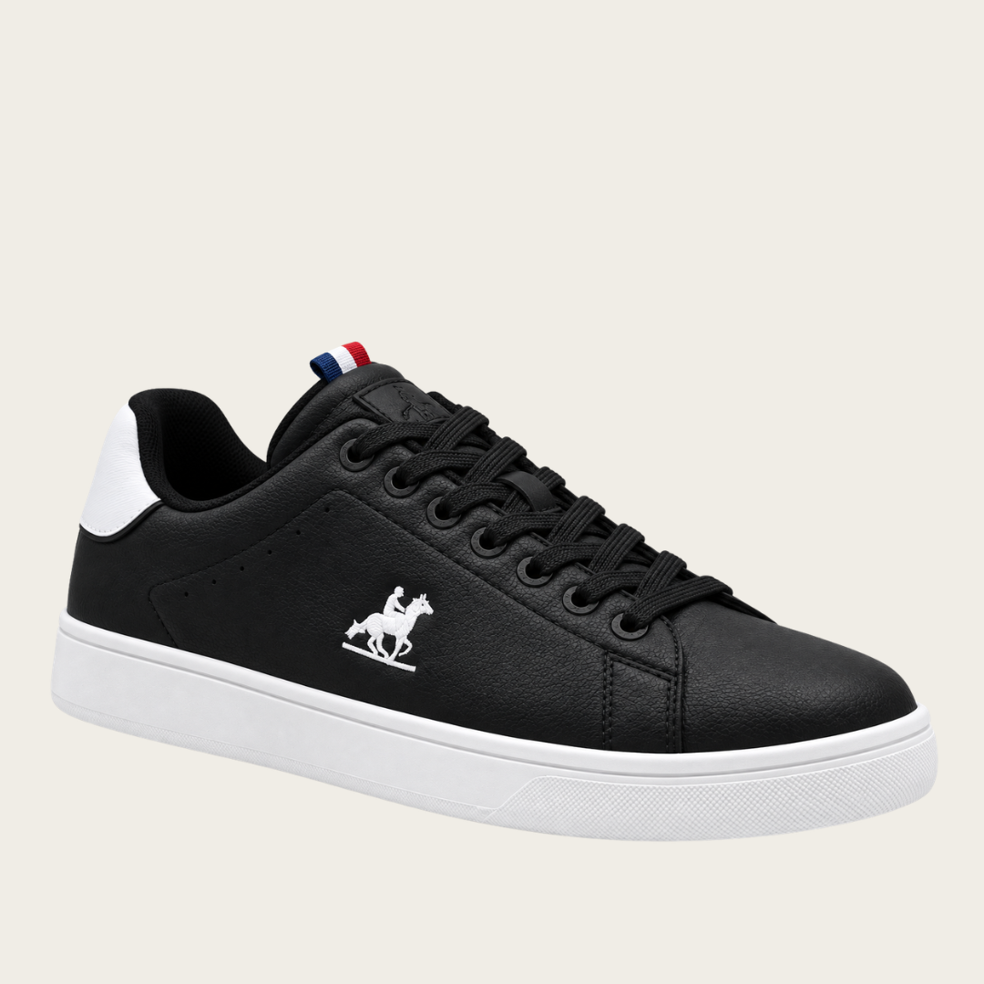 U.S. Grand Polo Classic Baskets — Noir/Blanc