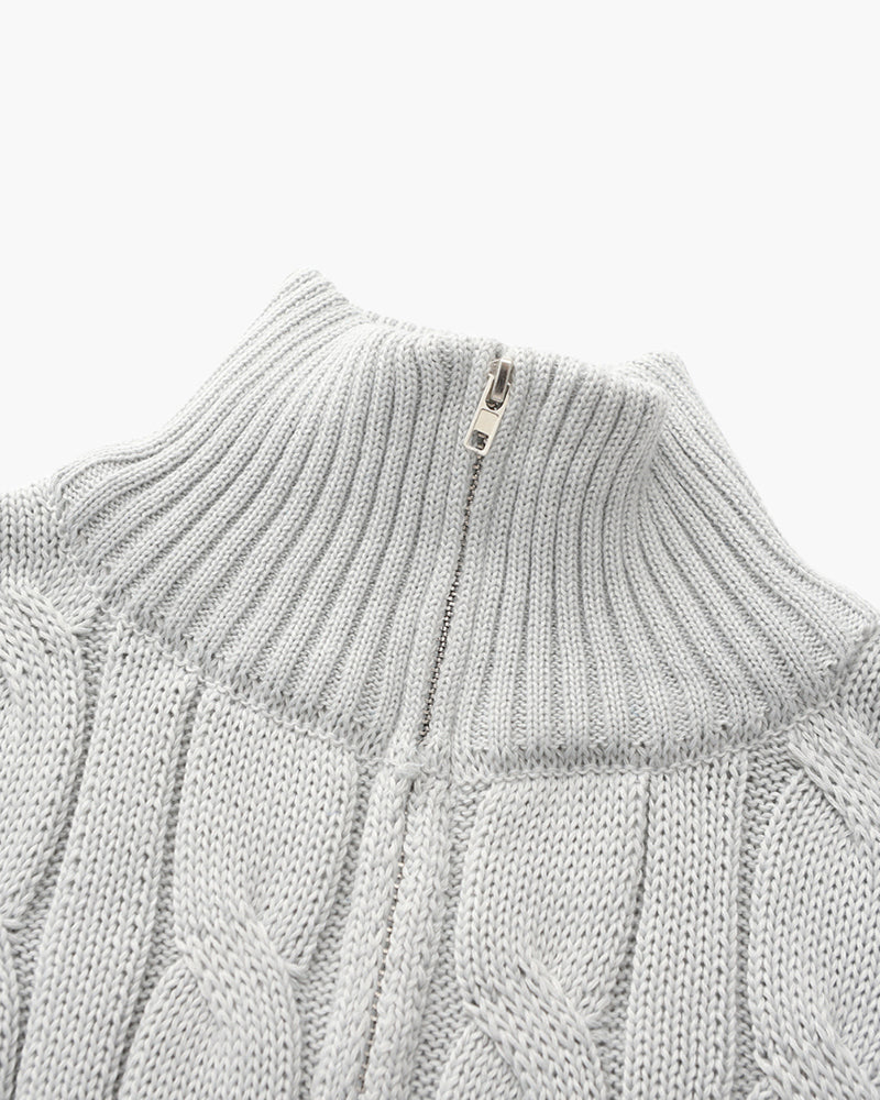 Pull Verbier à demi-zip – vue 4