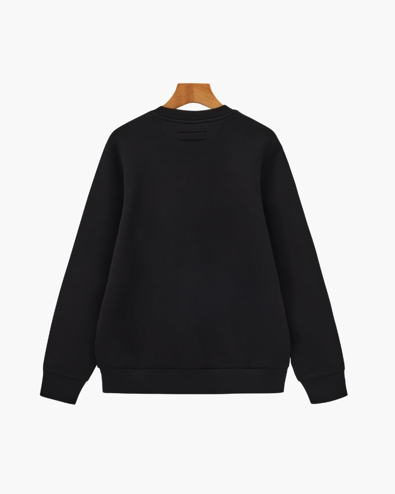 Sweat classique col rond en mélange de modal – vue 4