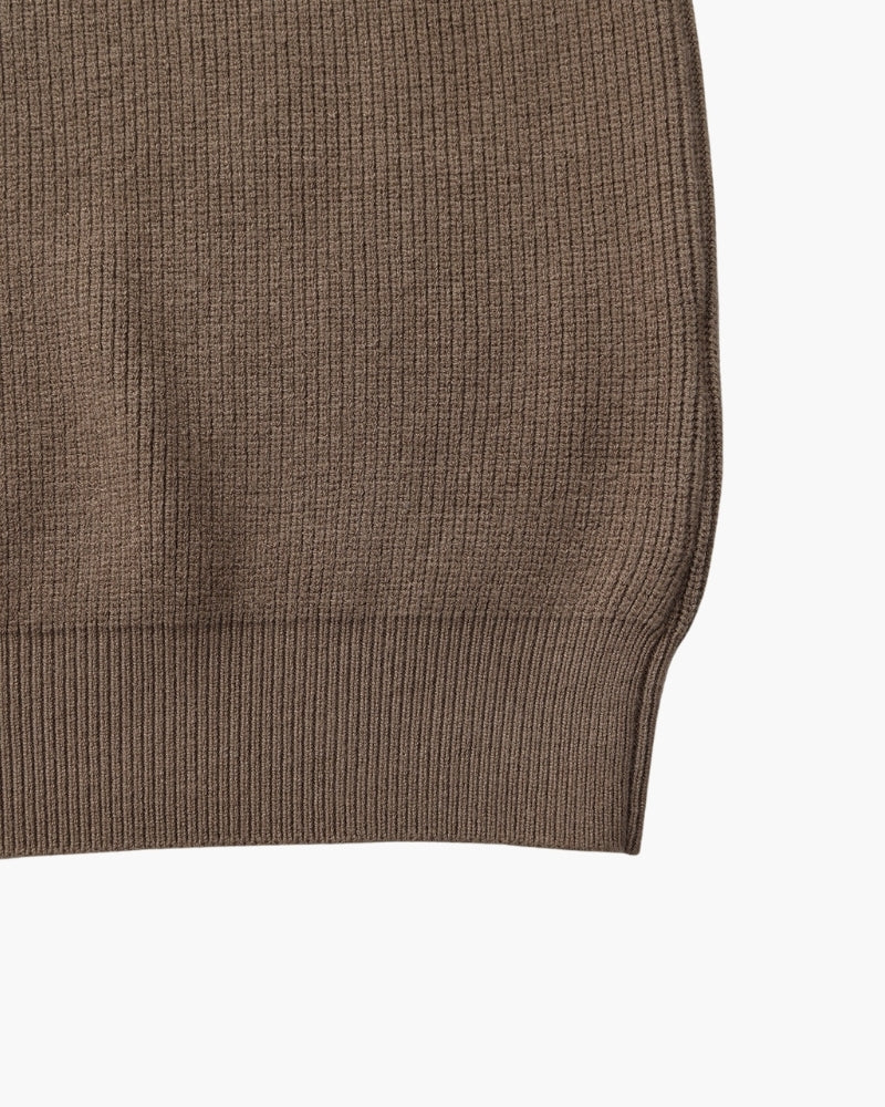 Pull raffiné en maille à demi-zip – vue 30