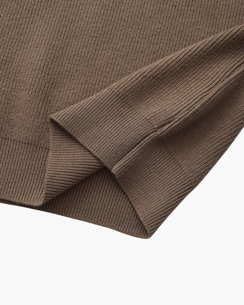 Pull raffiné en maille à demi-zip – vue 32