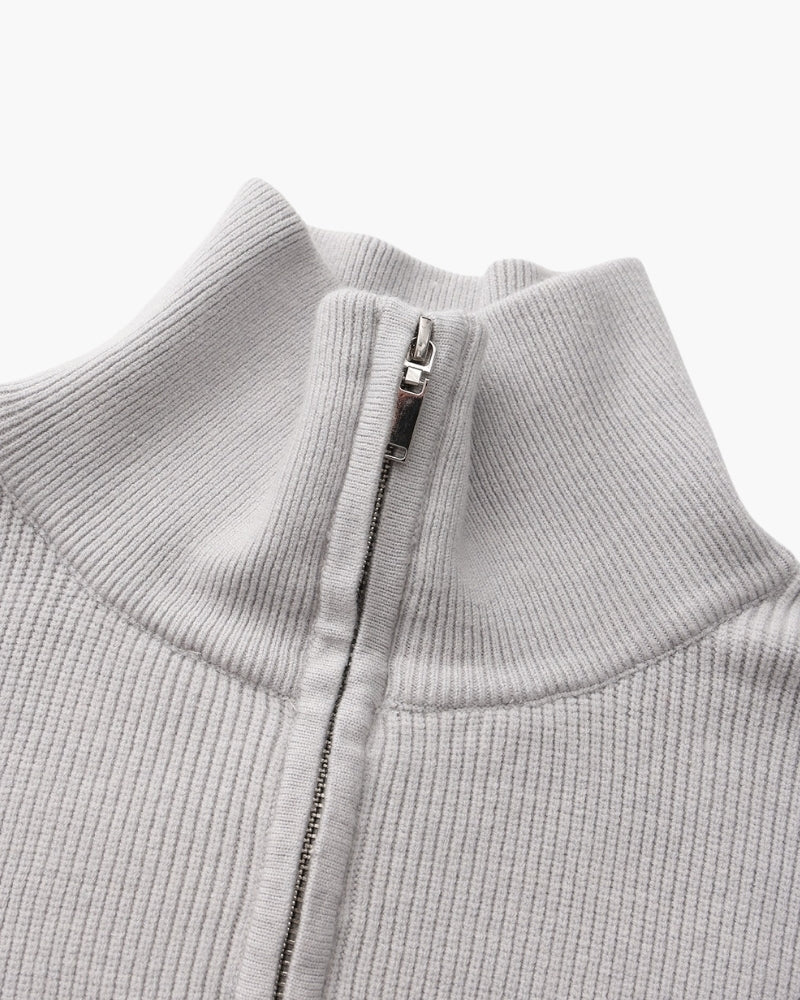 Pull raffiné en maille à demi-zip – vue 36