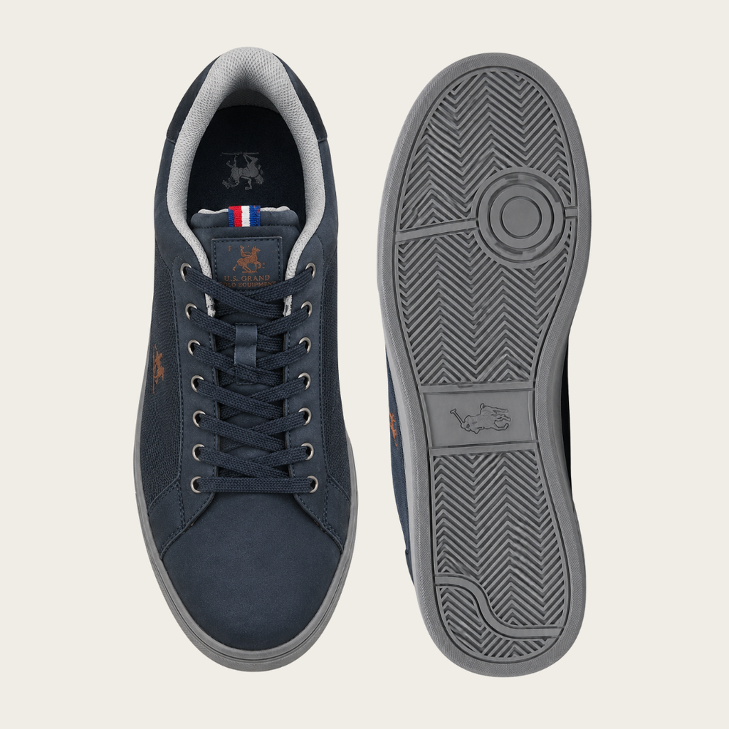 U.S. Grand Polo Classic Baskets — Bleu marine Traforato