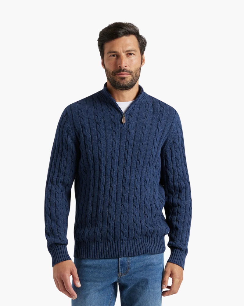 Pull Verbier à demi-zip – vue 7
