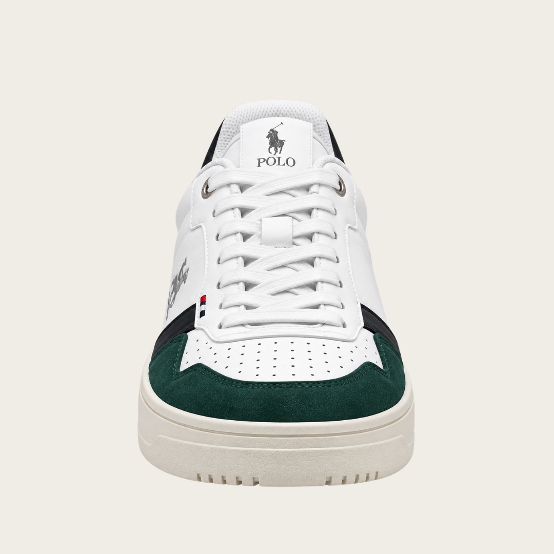 U.S. Grand Polo Court Baskets — Blanc/Vert