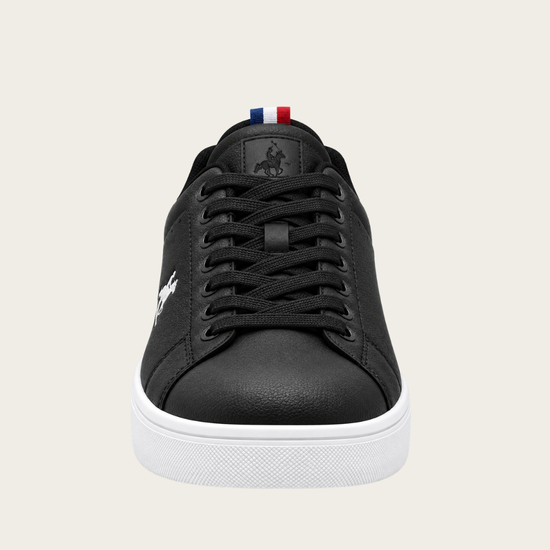 U.S. Grand Polo Classic Baskets — Noir/Blanc