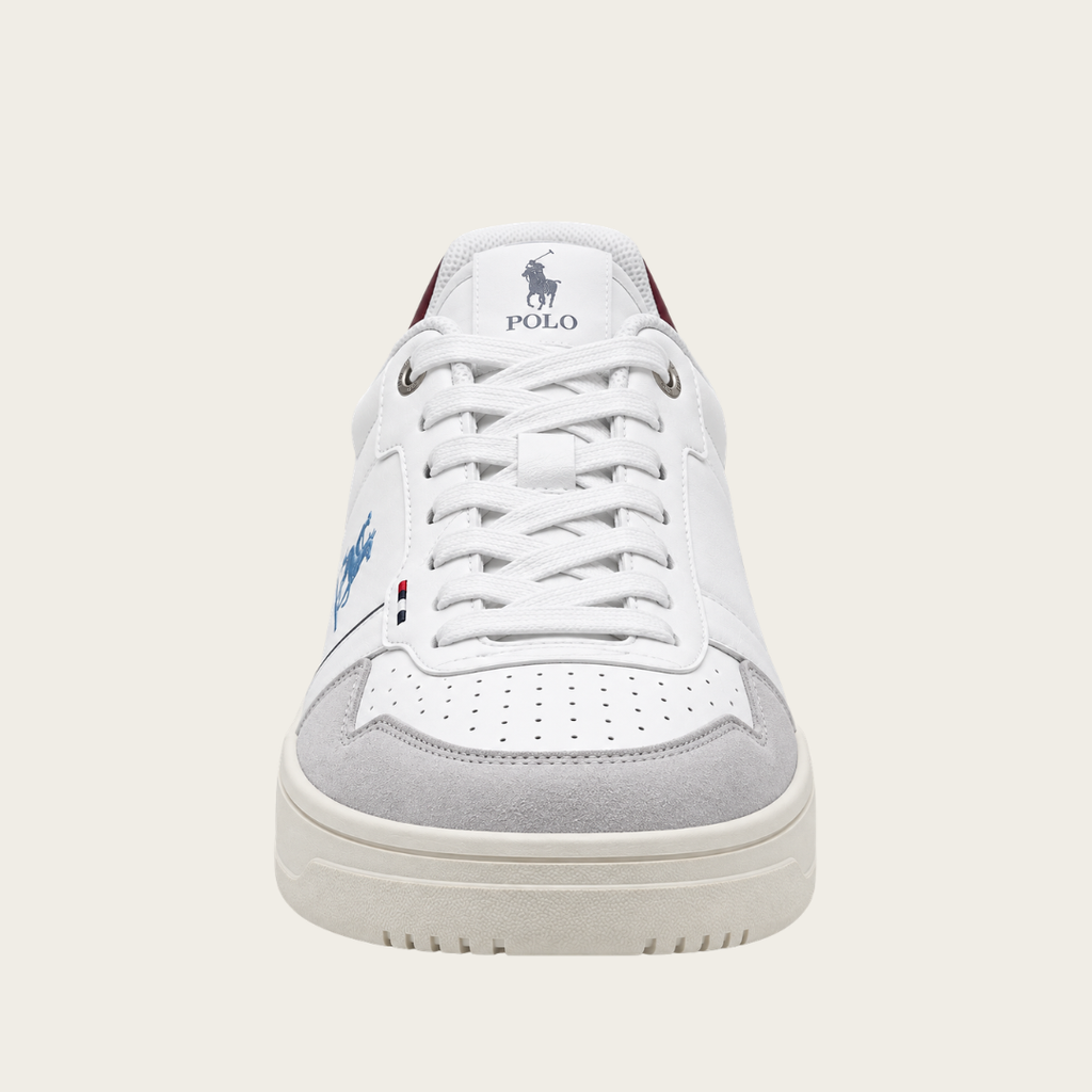 U.S. Grand Polo Court Baskets — Blanc/Bordeaux