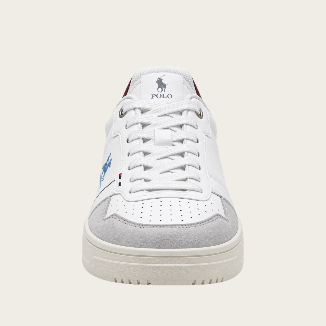 U.S. Grand Polo Court Baskets — Blanc/Bordeaux