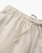 Short Casablanca premium en lin – vue 9