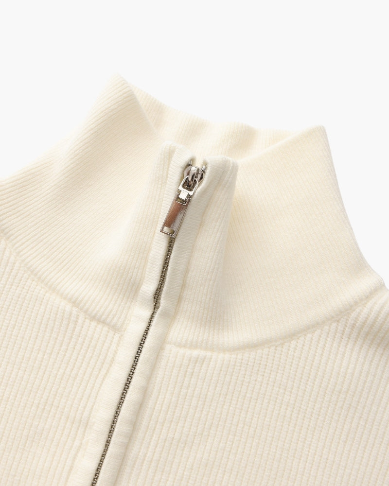 Pull raffiné en maille à demi-zip – vue 42
