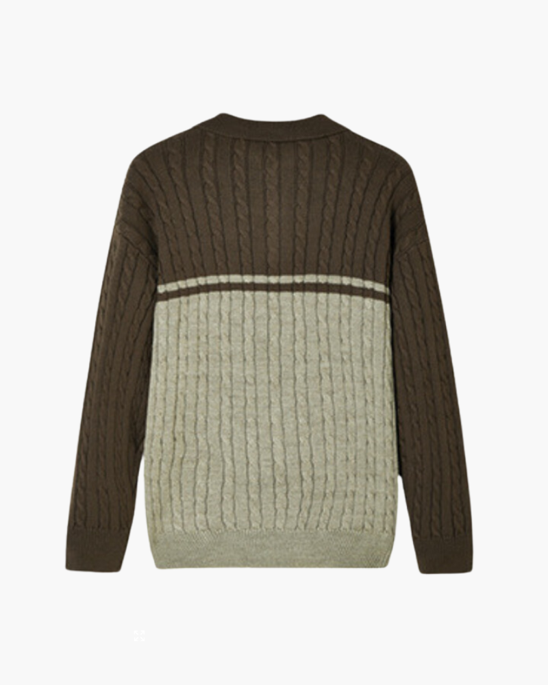 Pull zippé 100 % laine premium – vue 4